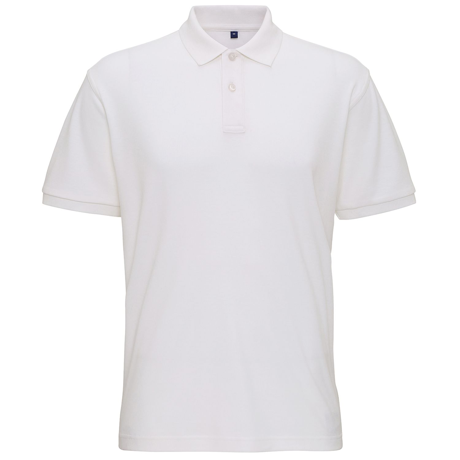 Asquith & Fox Mens Super Smooth Knit Polo Male White S