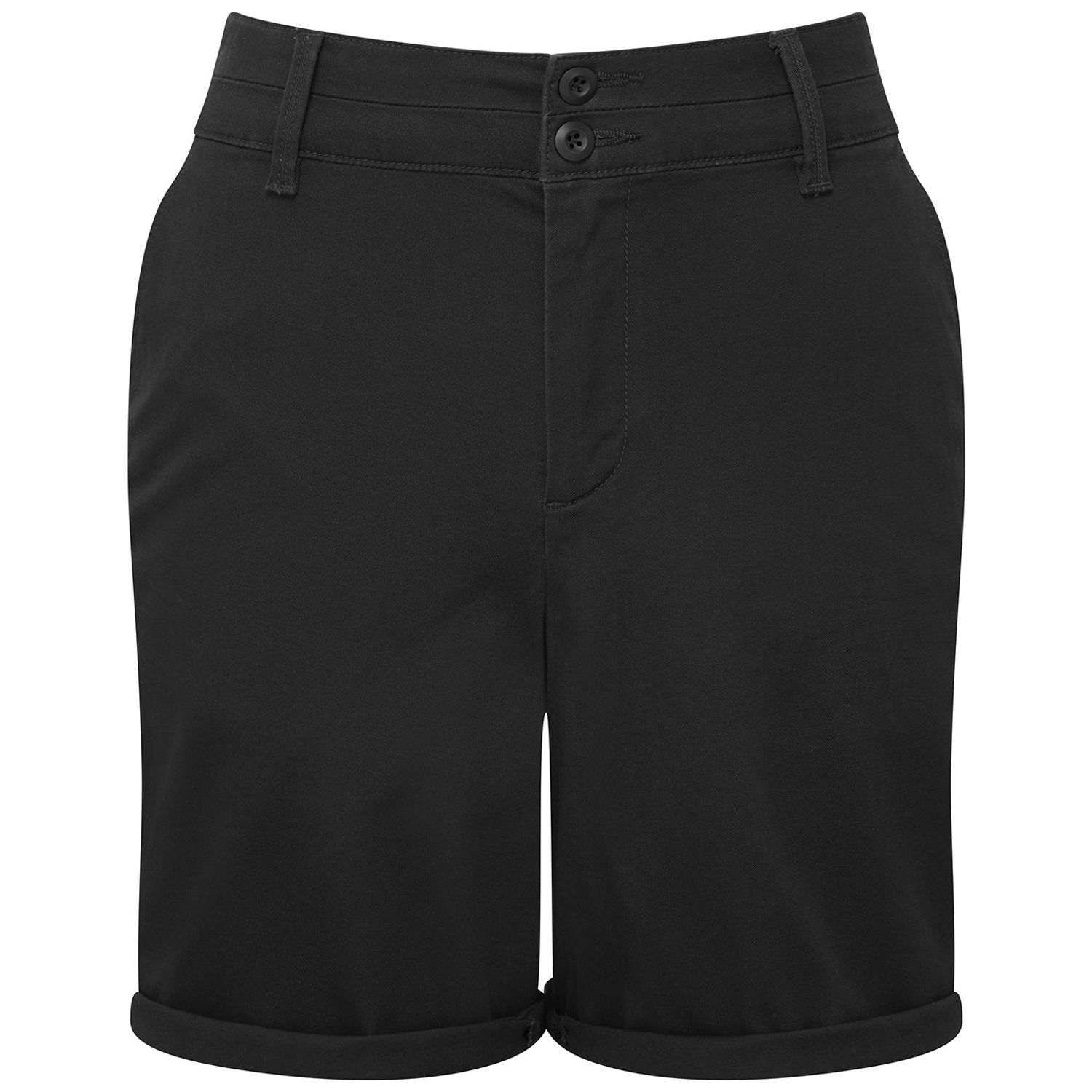 Asquith & Fox Women S Lightweight Chino Shorts Female Black XS