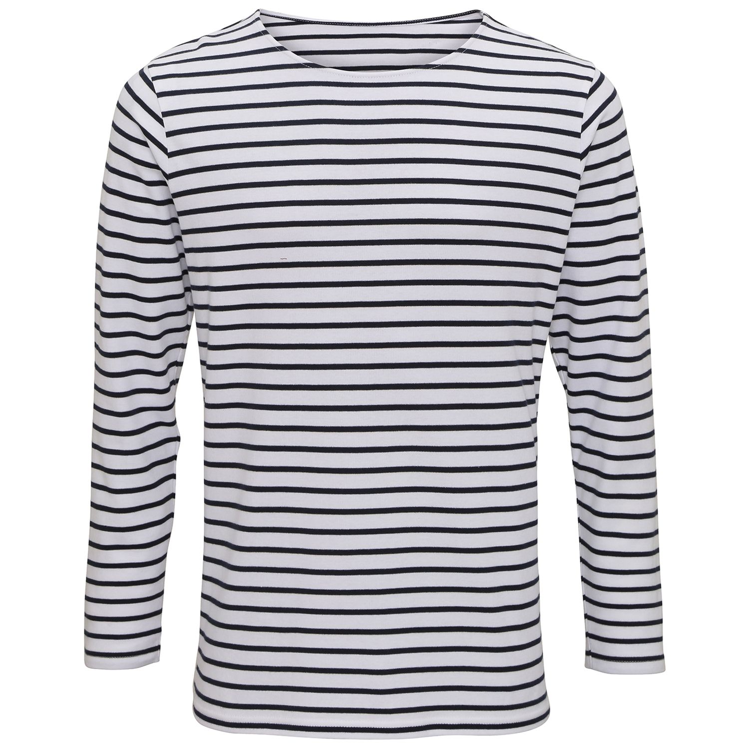 Asquith & Fox Mens Marini Re Coastal Long Sleeve Tee Male White/Navy S