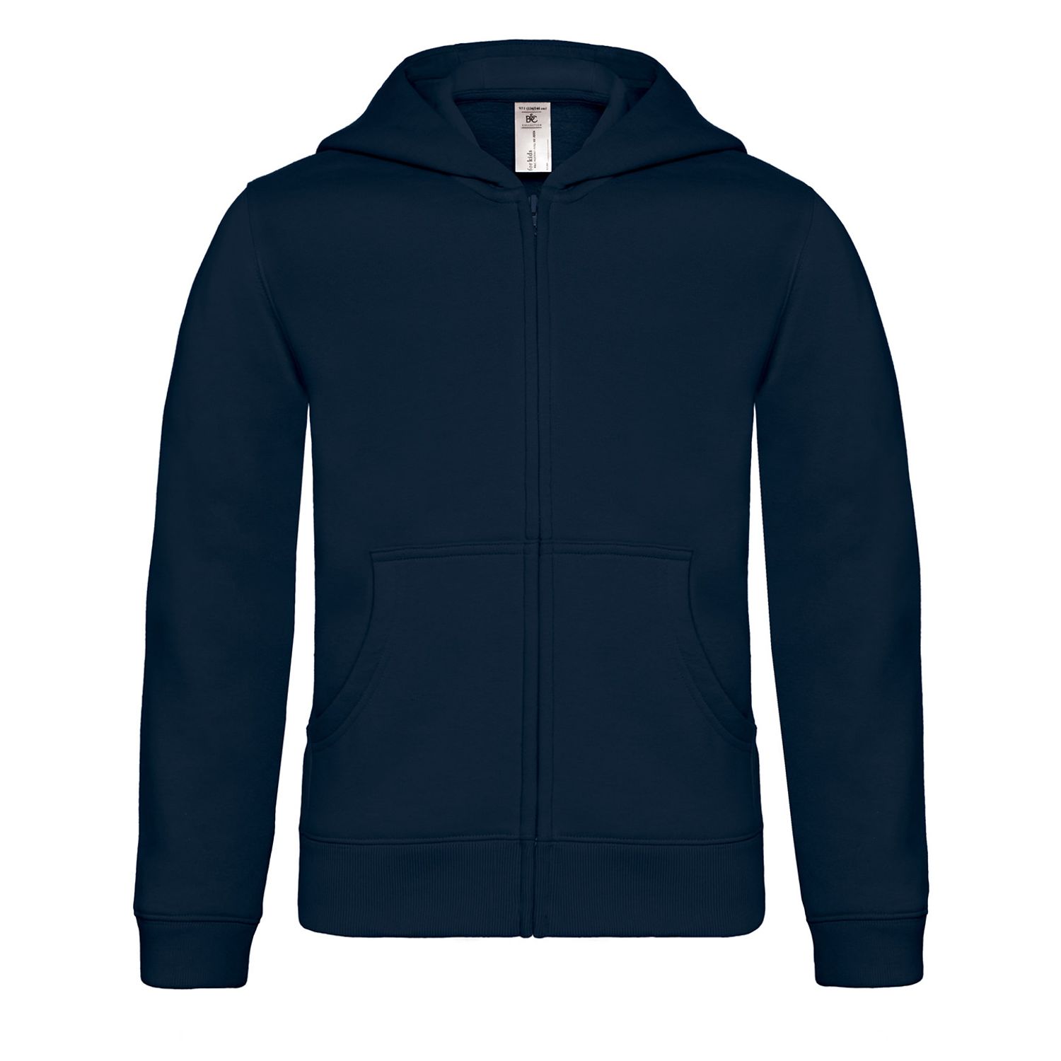B&C Collection B&c Hooded Full-Zip/kids Unisex Navy 911