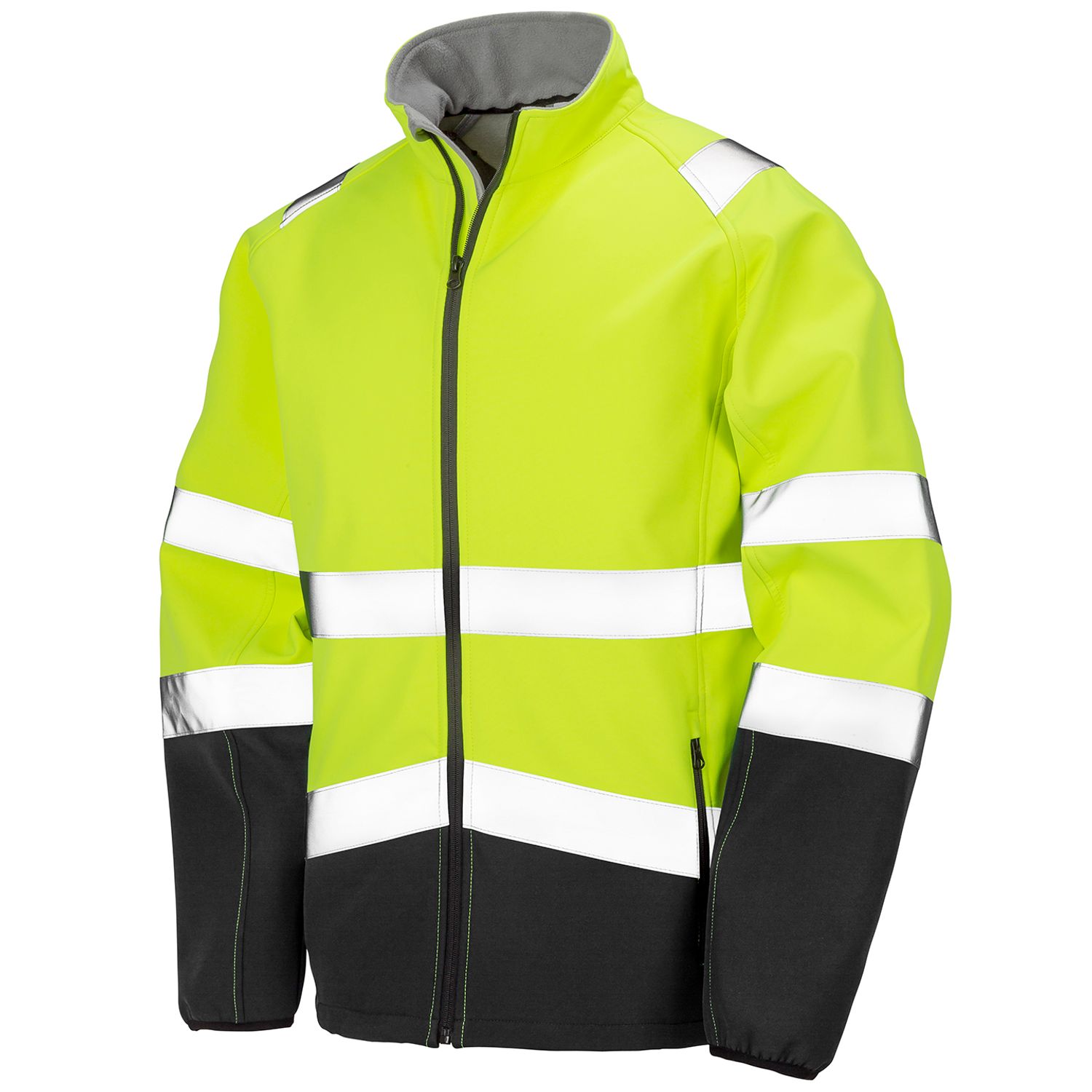 Result Printable Safety Softshell Jacket Fluorescent Yellow/Black 4XL