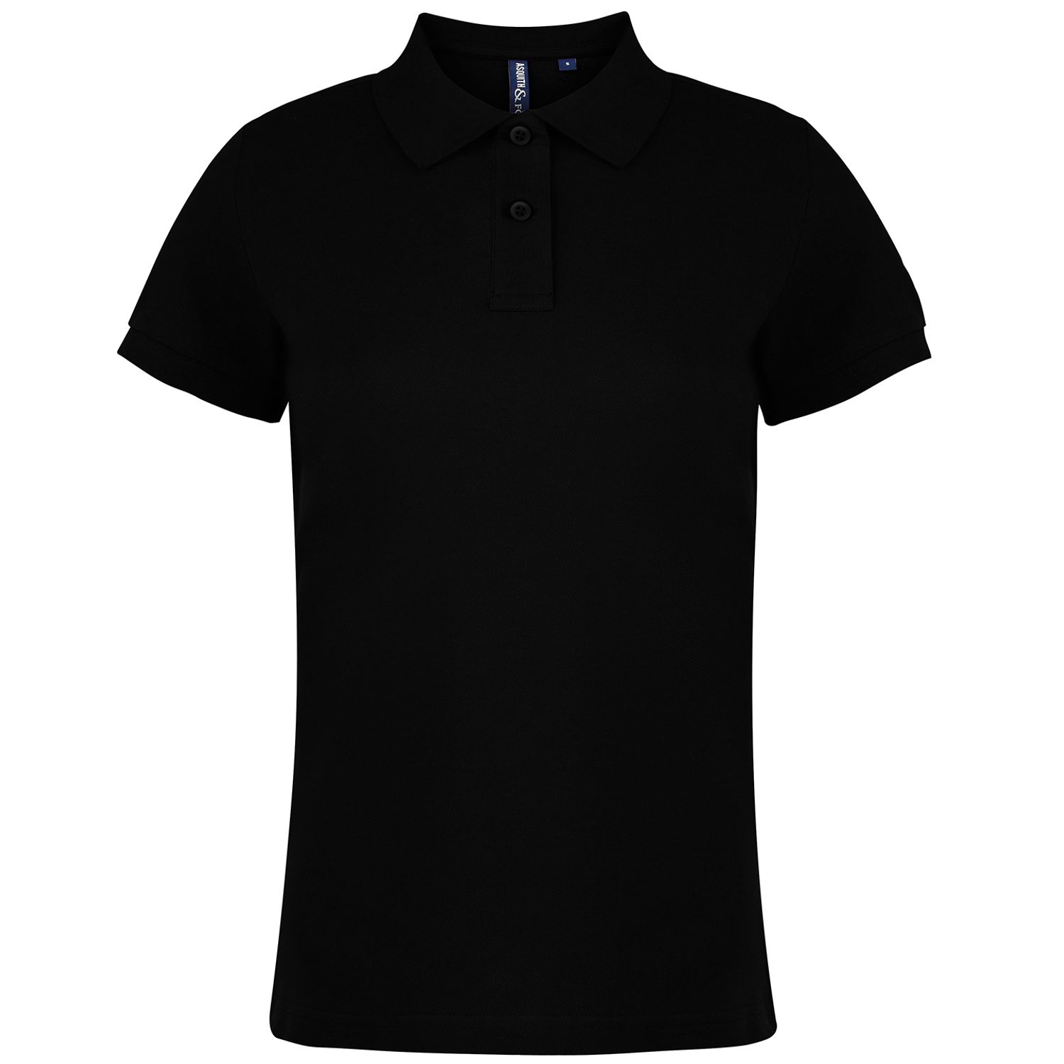 Asquith & Fox Women's Classic Fit Polo Female Black M