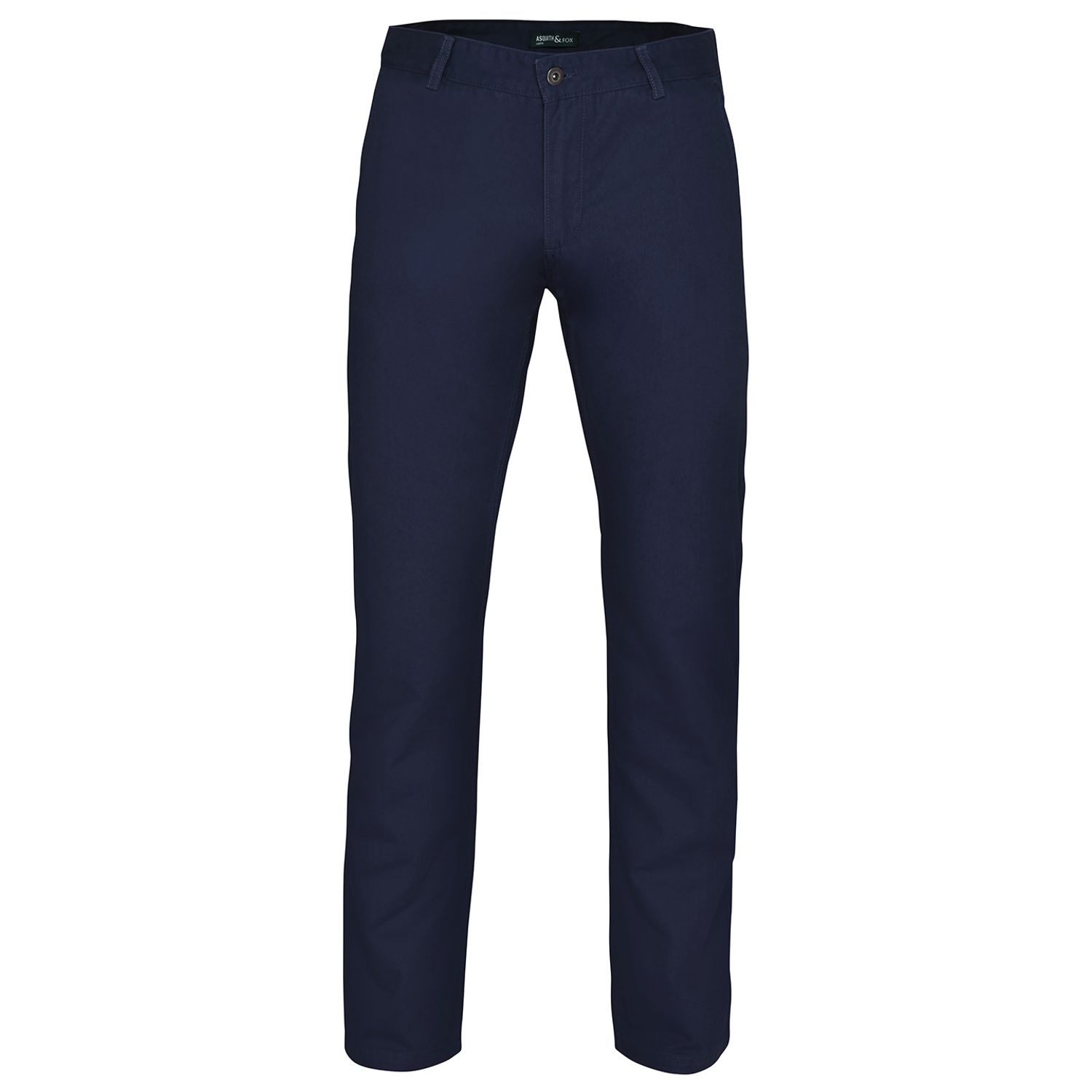 Asquith & Fox Mens Classic Fit Chinos Male Navy ST