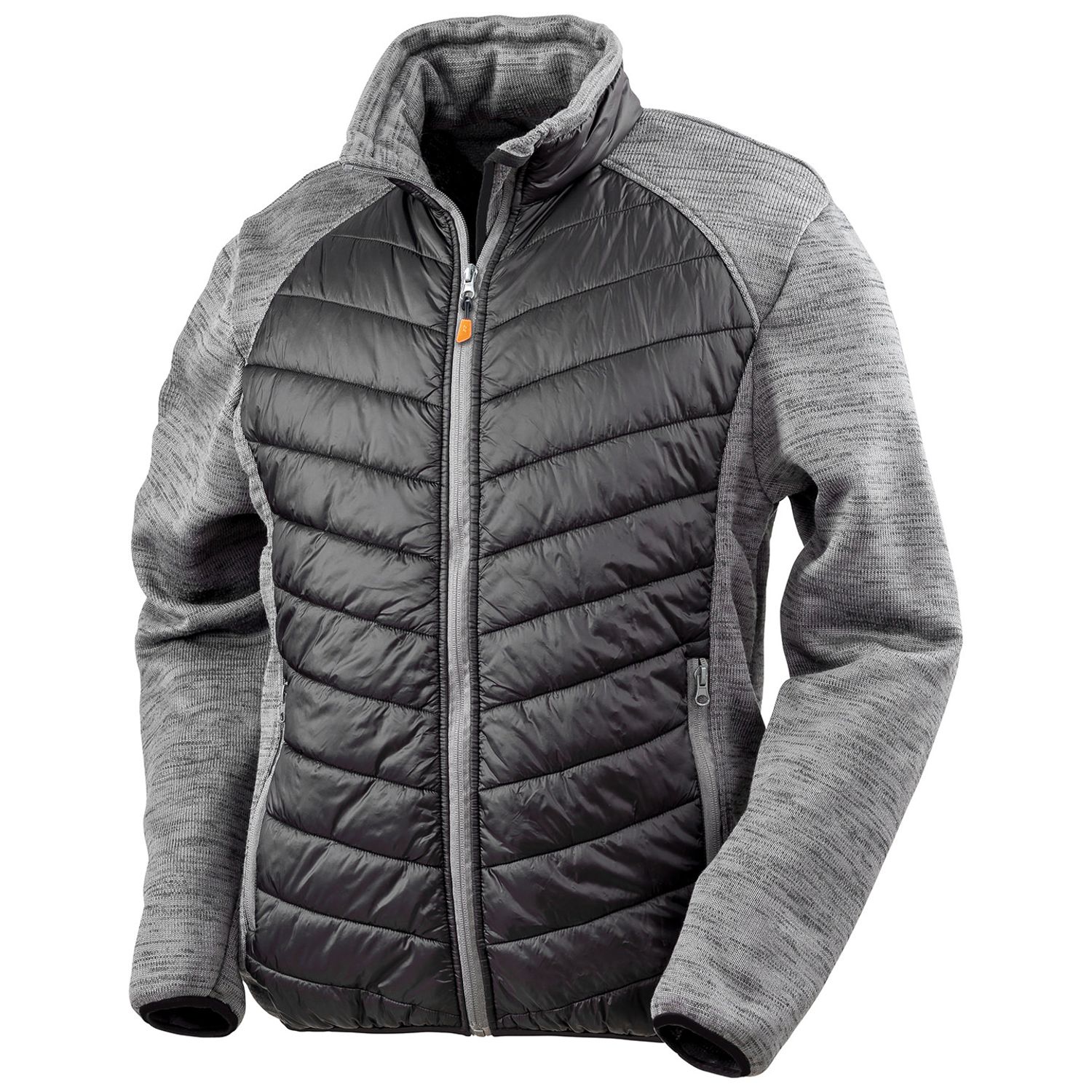Result Elevator Jacket Black/Grey Marl 3XL
