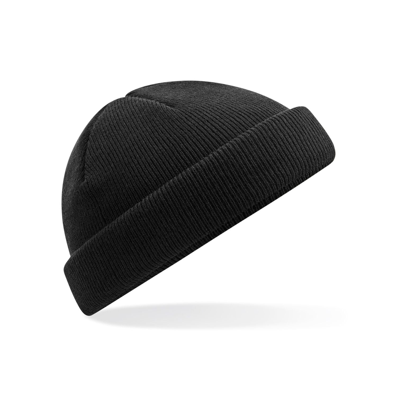 Beechfield Recycled Mini Fisherman Beanie Black One Size