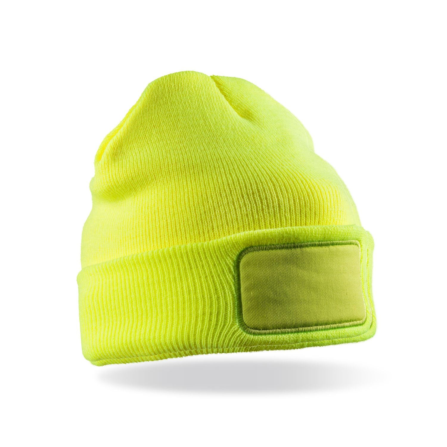 Result Recycled ThinsulateTM Printers Beanie Fluorescent Yellow One Size