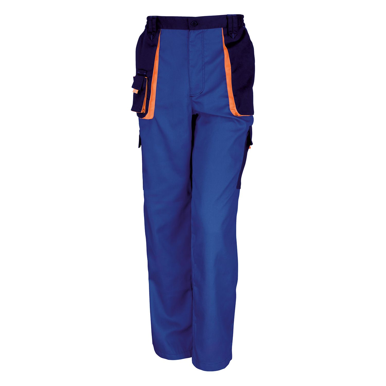 Result Work-Guard Lite Trousers Royal/Navy/Orange 5XL