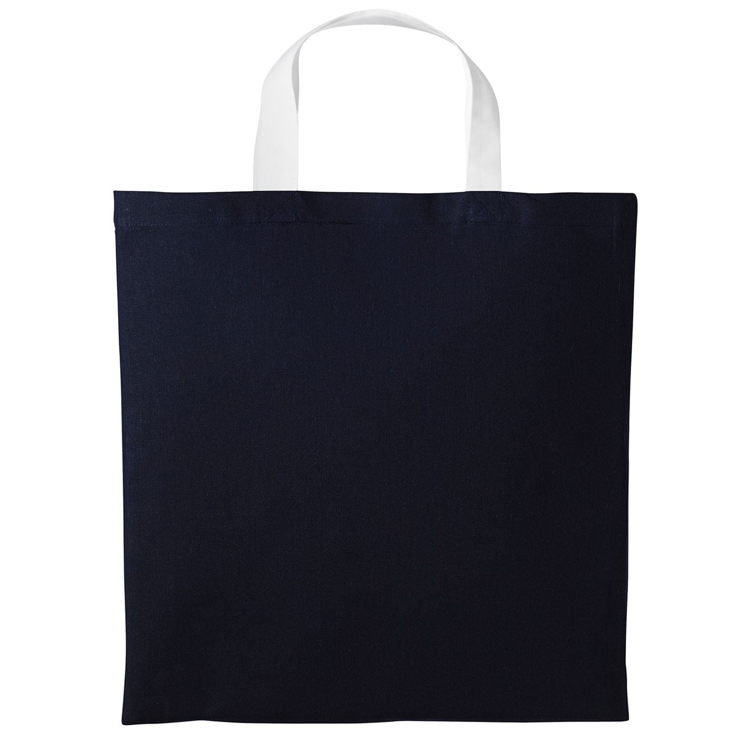 Nutshell Varsity Cotton Shopper Short Handle Oxford Navy/White One Size