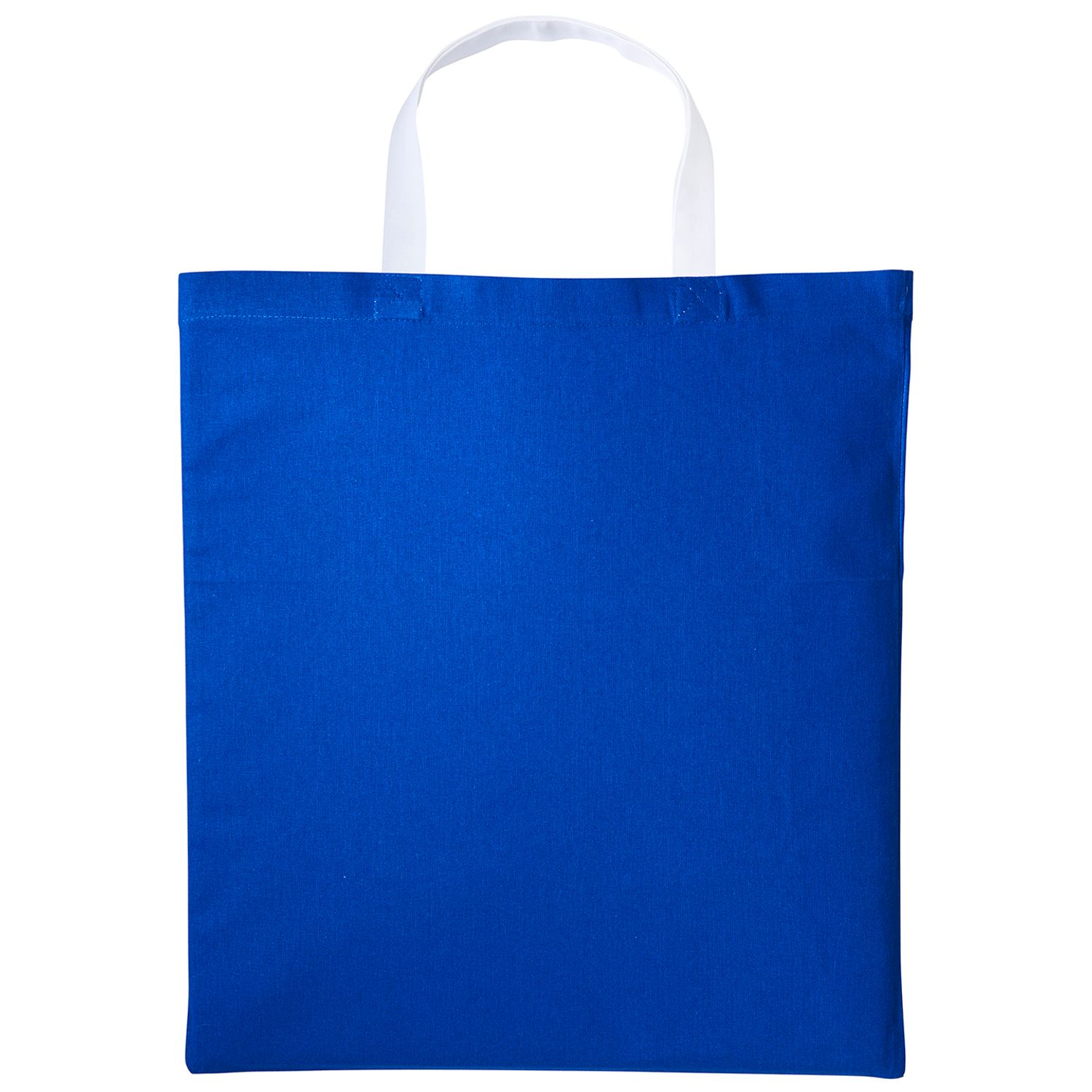 Nutshell Varsity Cotton Shopper Short Handle Royal/White One Size