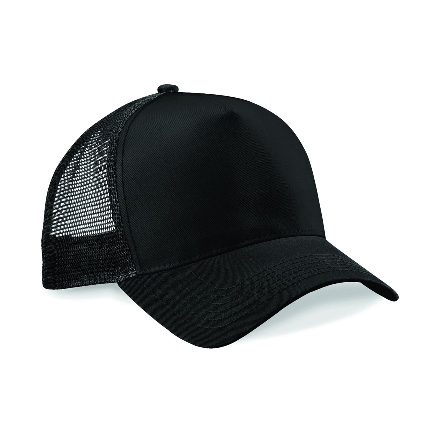 Beechfield Snapback Trucker Black One Size