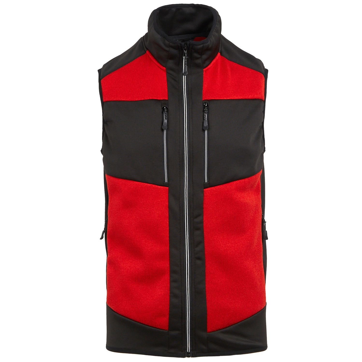 Regatta Professional E-Volve Unisex Knit-effect Stretch Bodywarmer Classic Red/B
