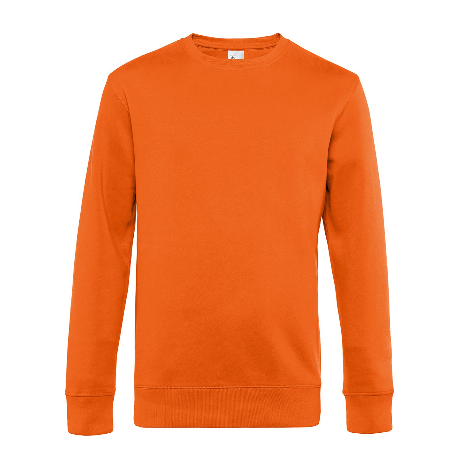 B&C Collection B&c King Crew Neck Male Pure Orange XS