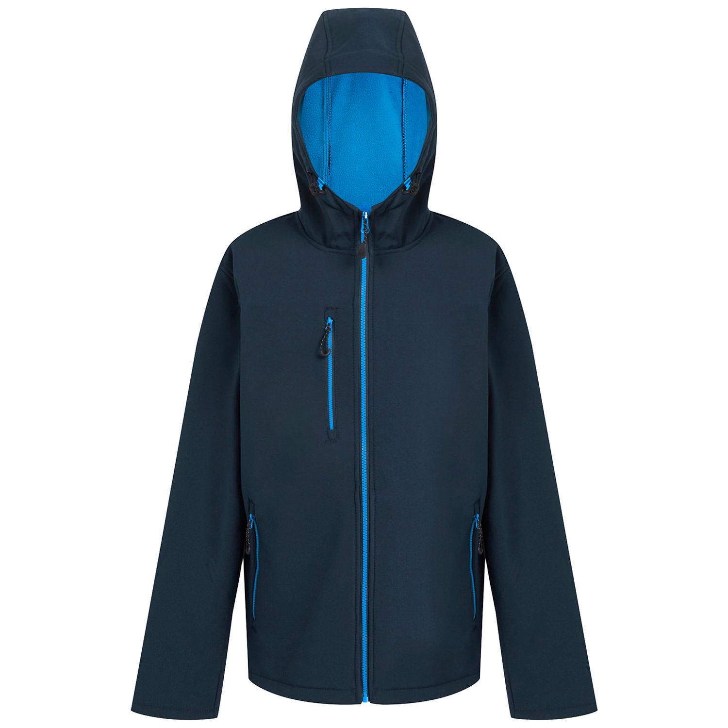 Regatta Professional Navigate 2-Layer Hooded Softshell Jacket Navy/French Blue S