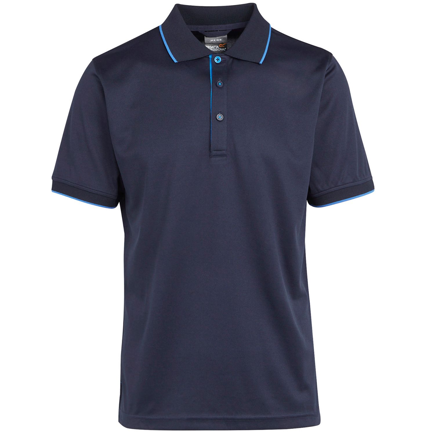 Regatta Professional Navigate Short Sleeve Polo Navy/French Blue 2XL