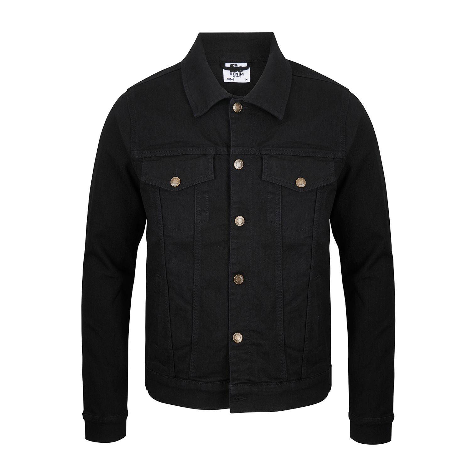 AWDis So Denim Noah Denim Jacket Male Black XL