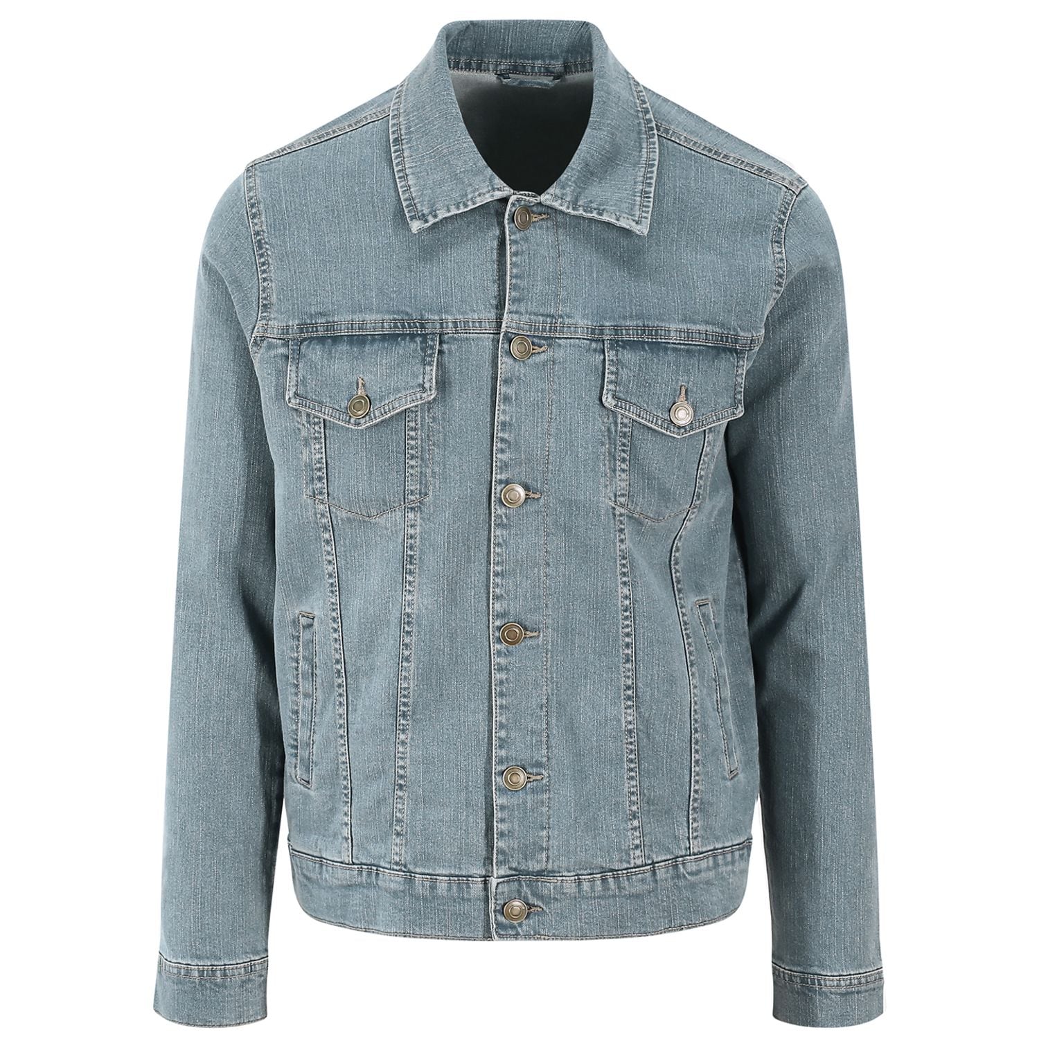 AWDis So Denim Noah Denim Jacket Male Light Blue Wash S