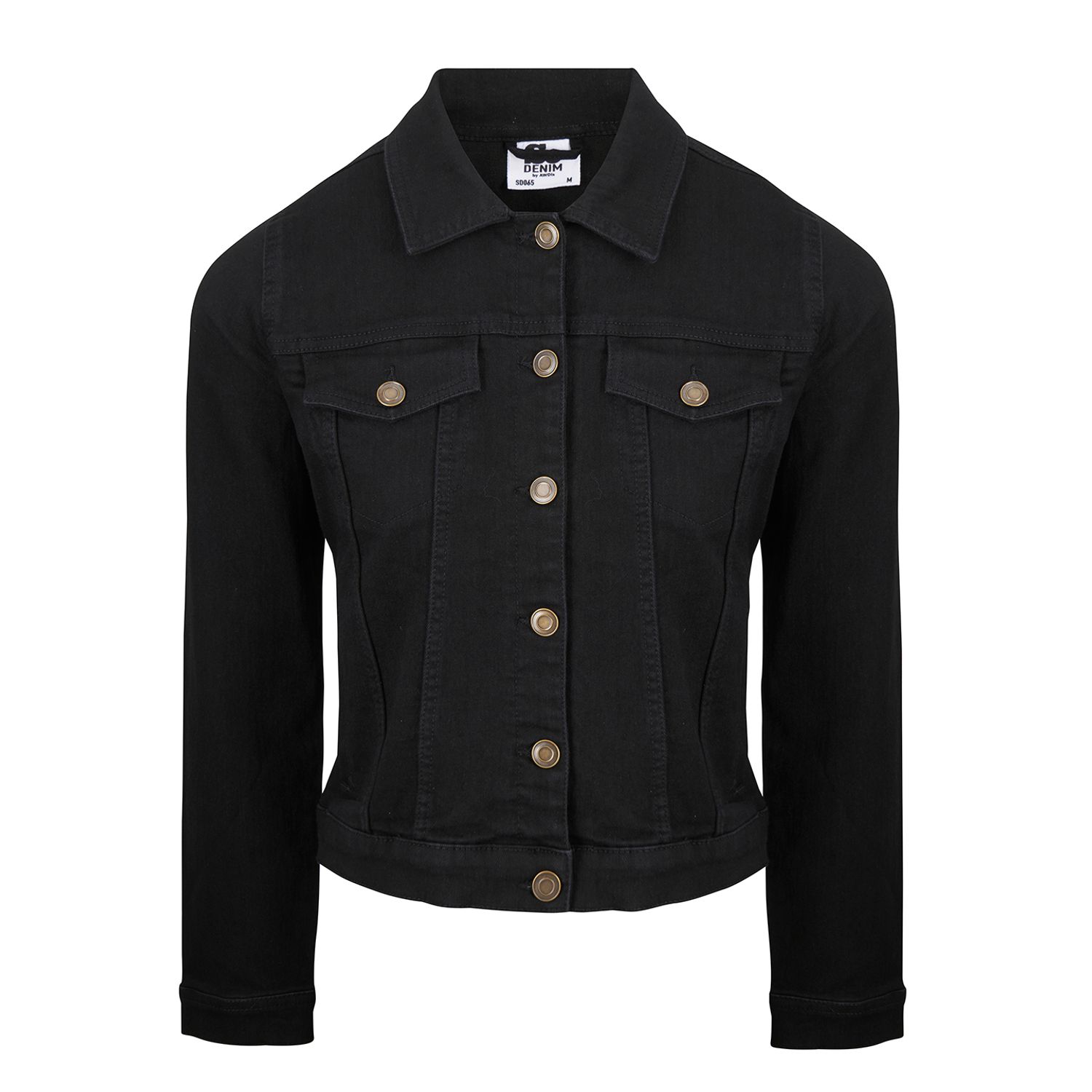 AWDis So Denim Women's Olivia Denim Jacket Female Black XS