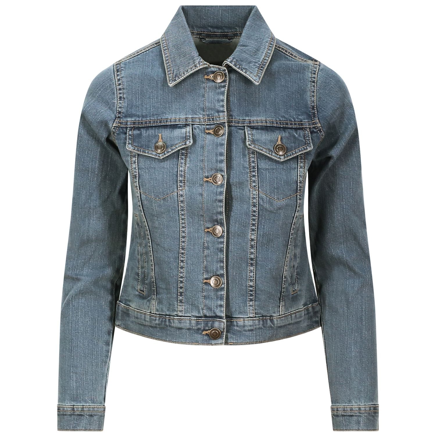 AWDis So Denim Women's Olivia Denim Jacket Female Light Blue Wash L