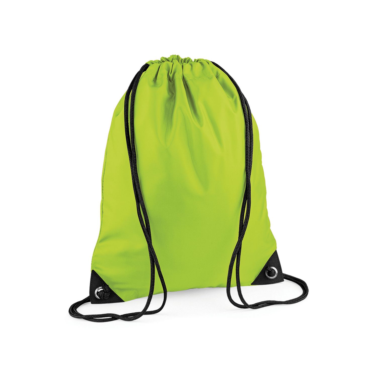 BagBase Premium Gymsac Unisex Lime One Size