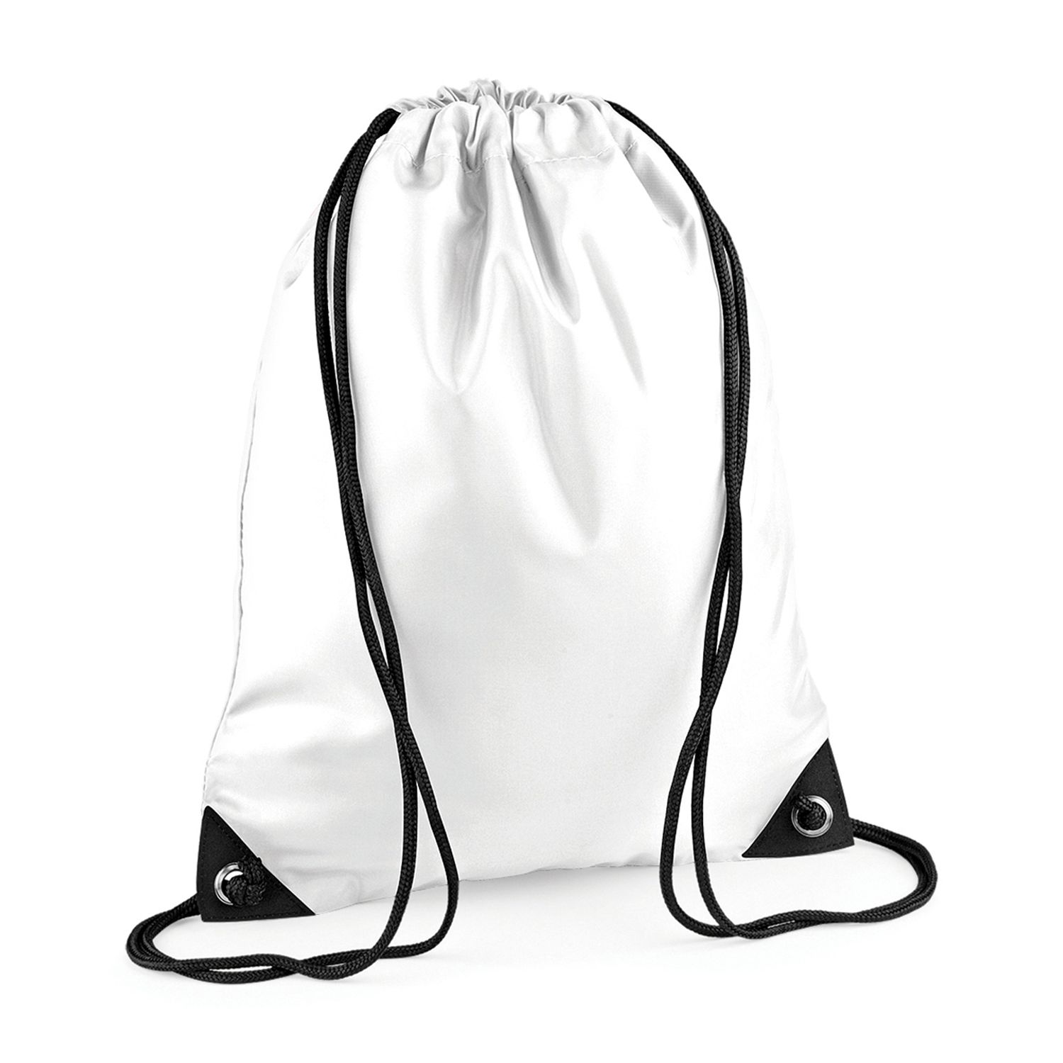 BagBase Premium Gymsac Unisex White One Size