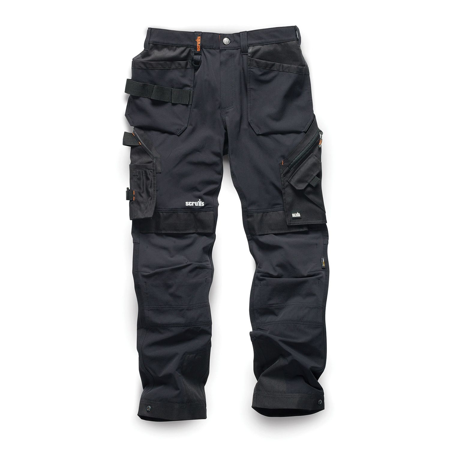 Scruffs Pro Flex Plus Holster Trousers Black 36R - SH071BLAC36R