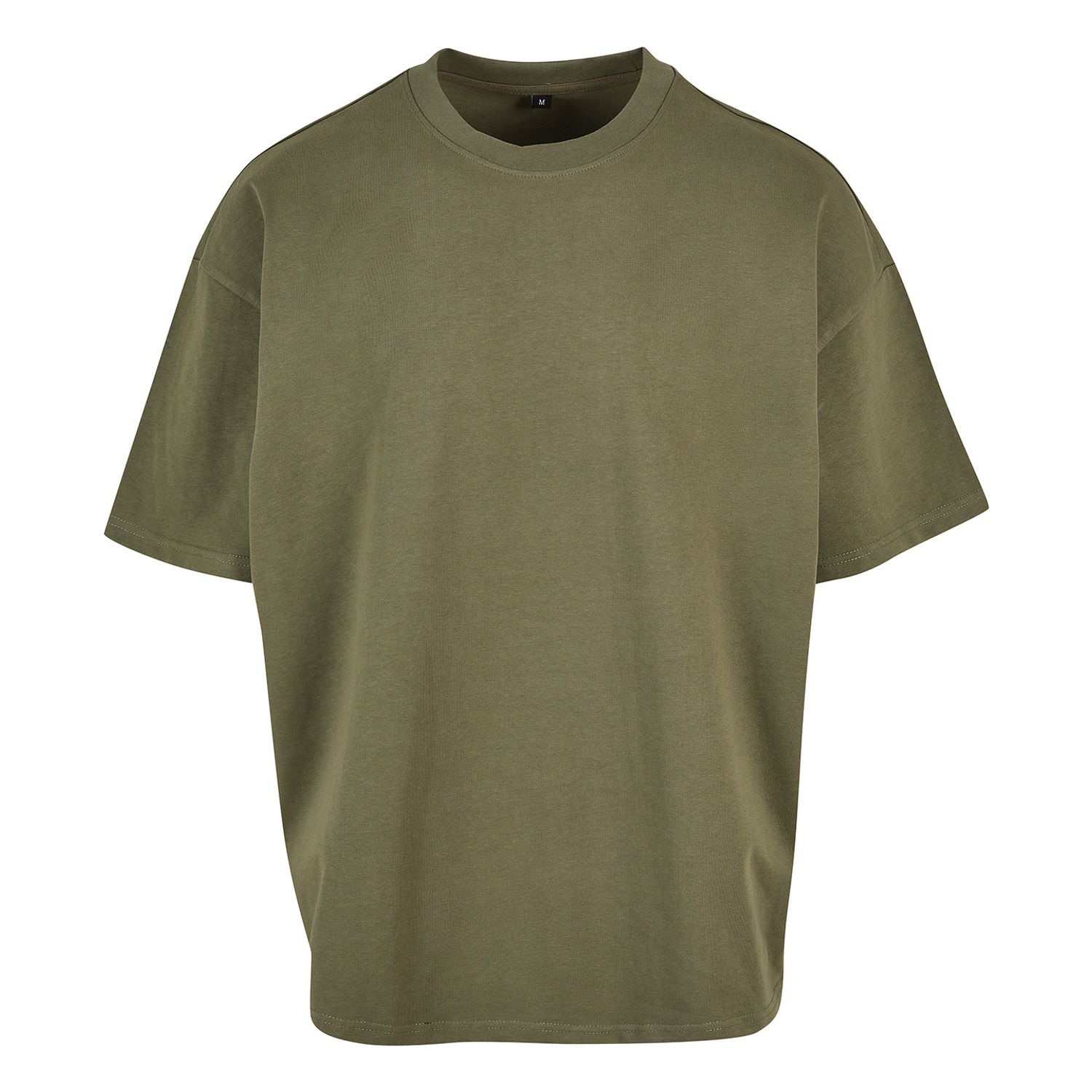 Build Your Brand Ultra Heavy Cotton Box Tee Olive 2XL