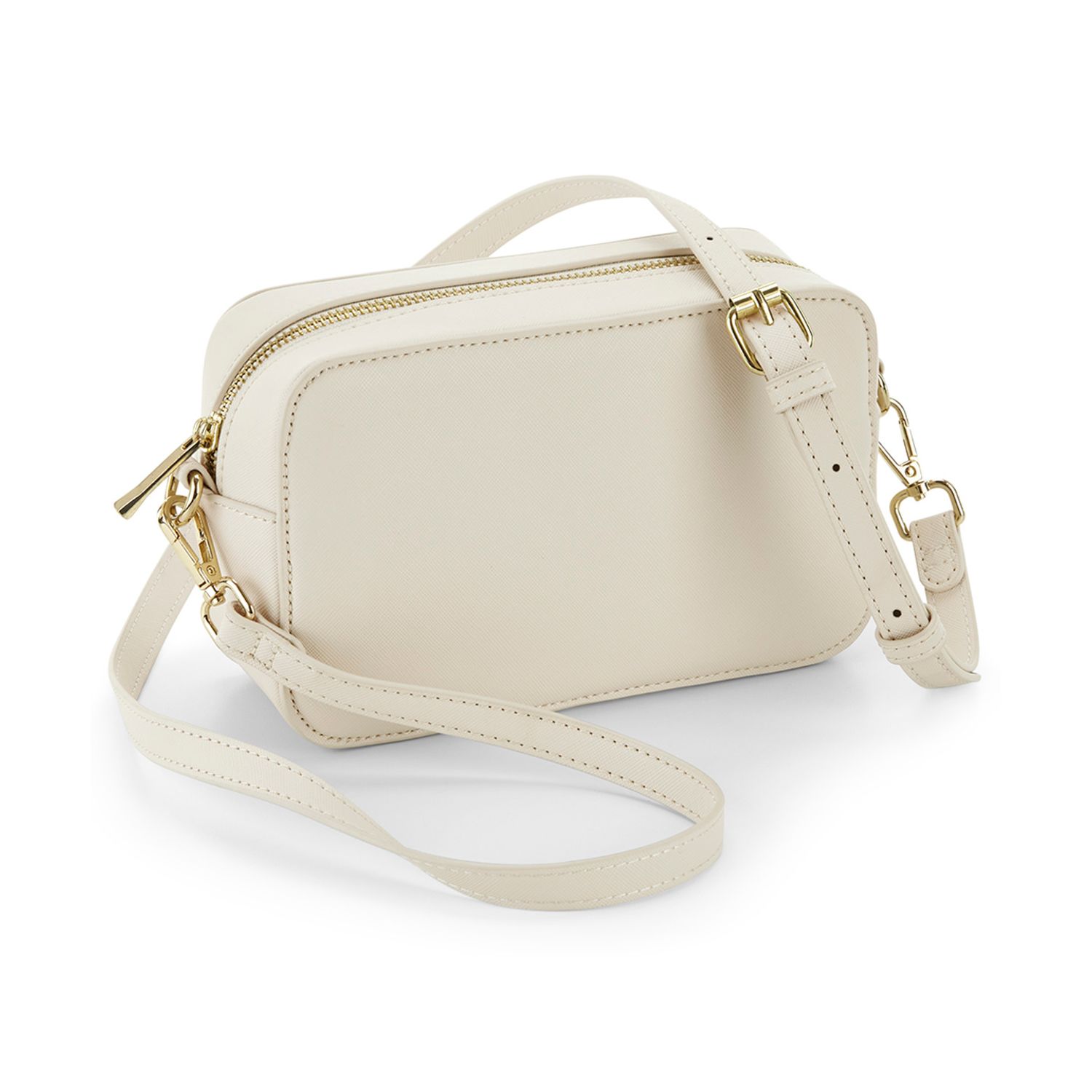 BagBase Boutique Structured Cross Body Bag Oyster One Size