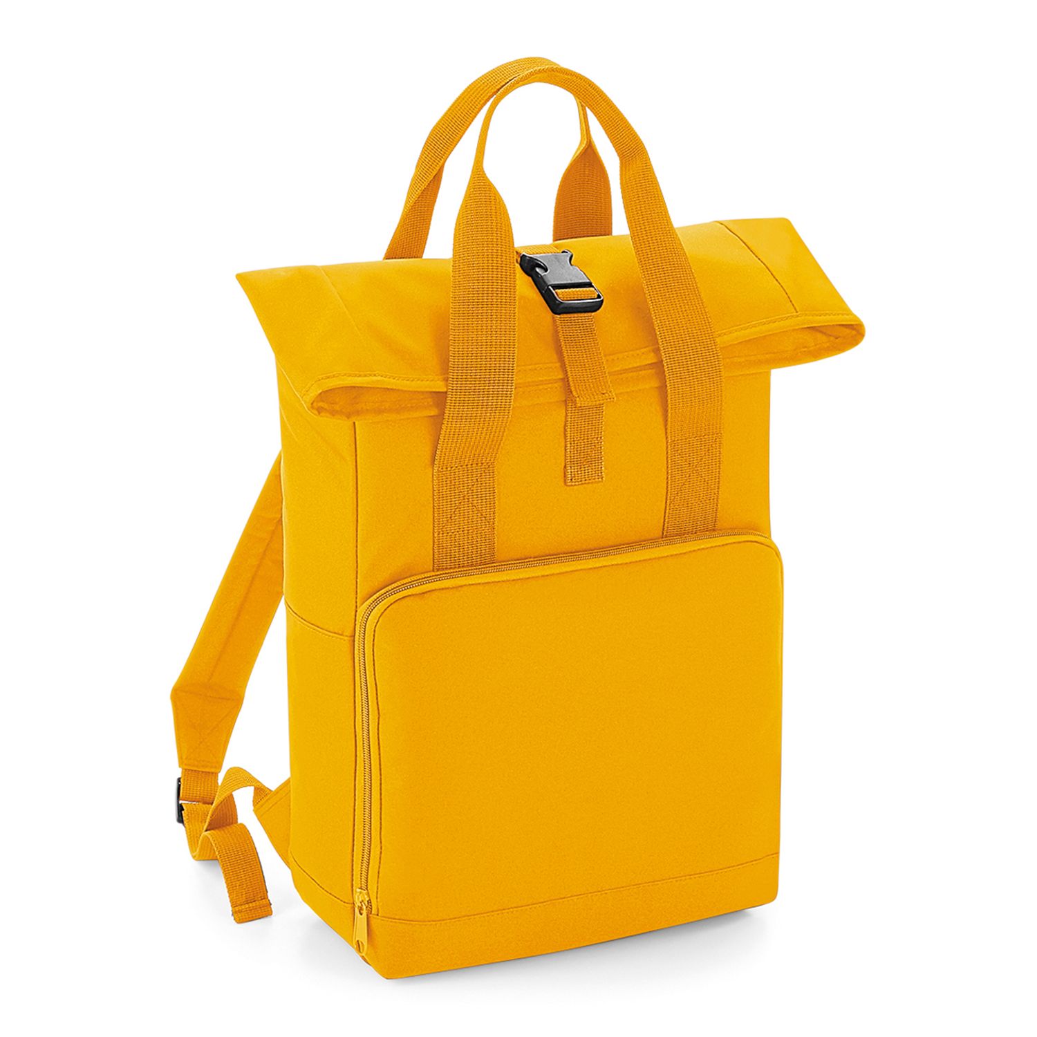 BagBase Twin Handle Roll-top Backpack Unisex Mustard One Size