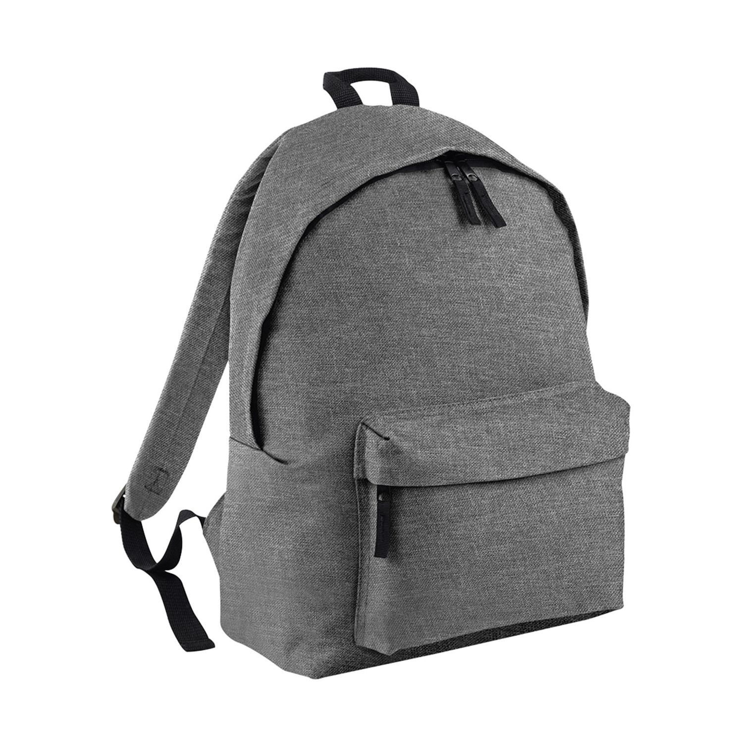 BagBase Original Fashion Backpack Unisex Grey Marl One Size