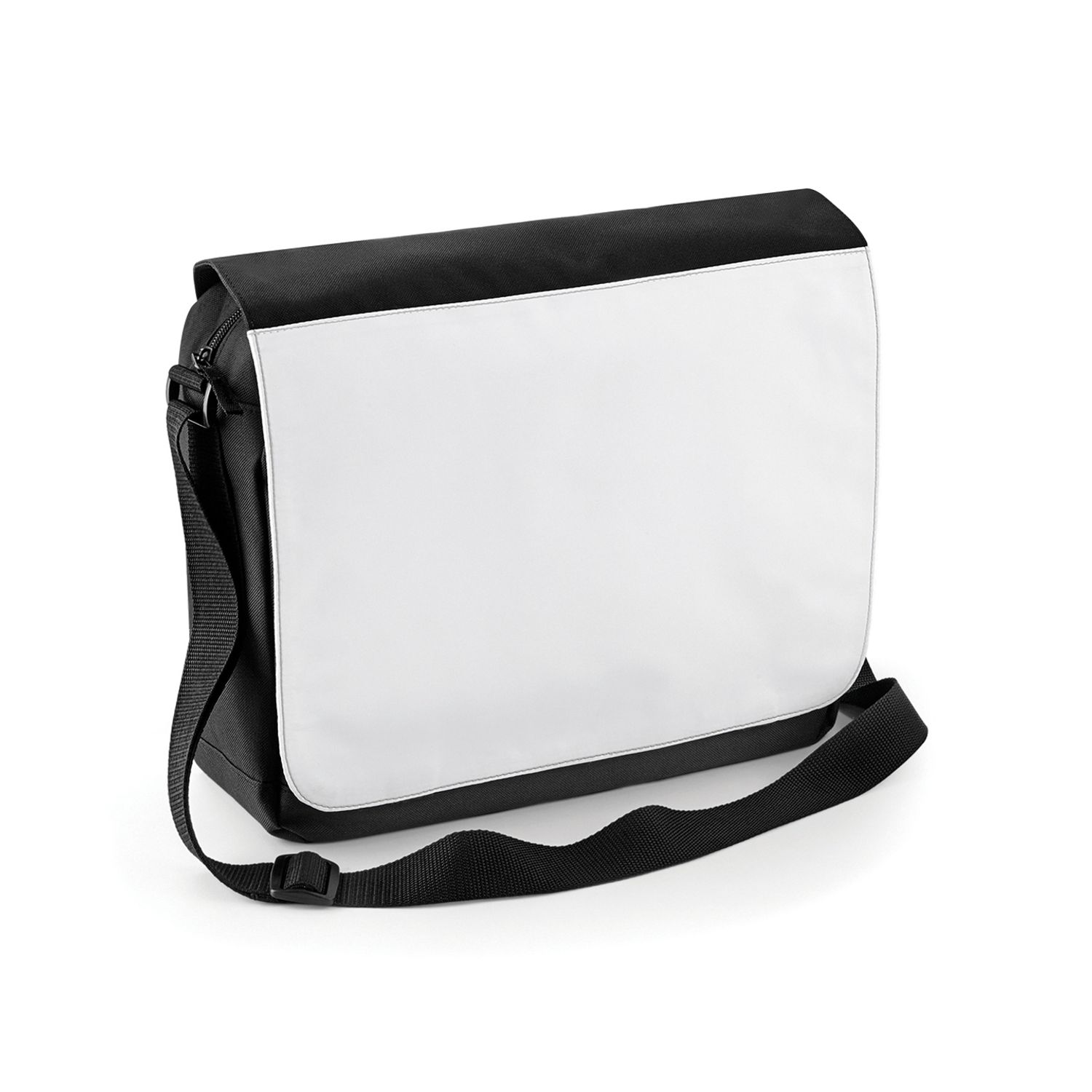 BagBase Sublimation Messenger Bag Black One Size