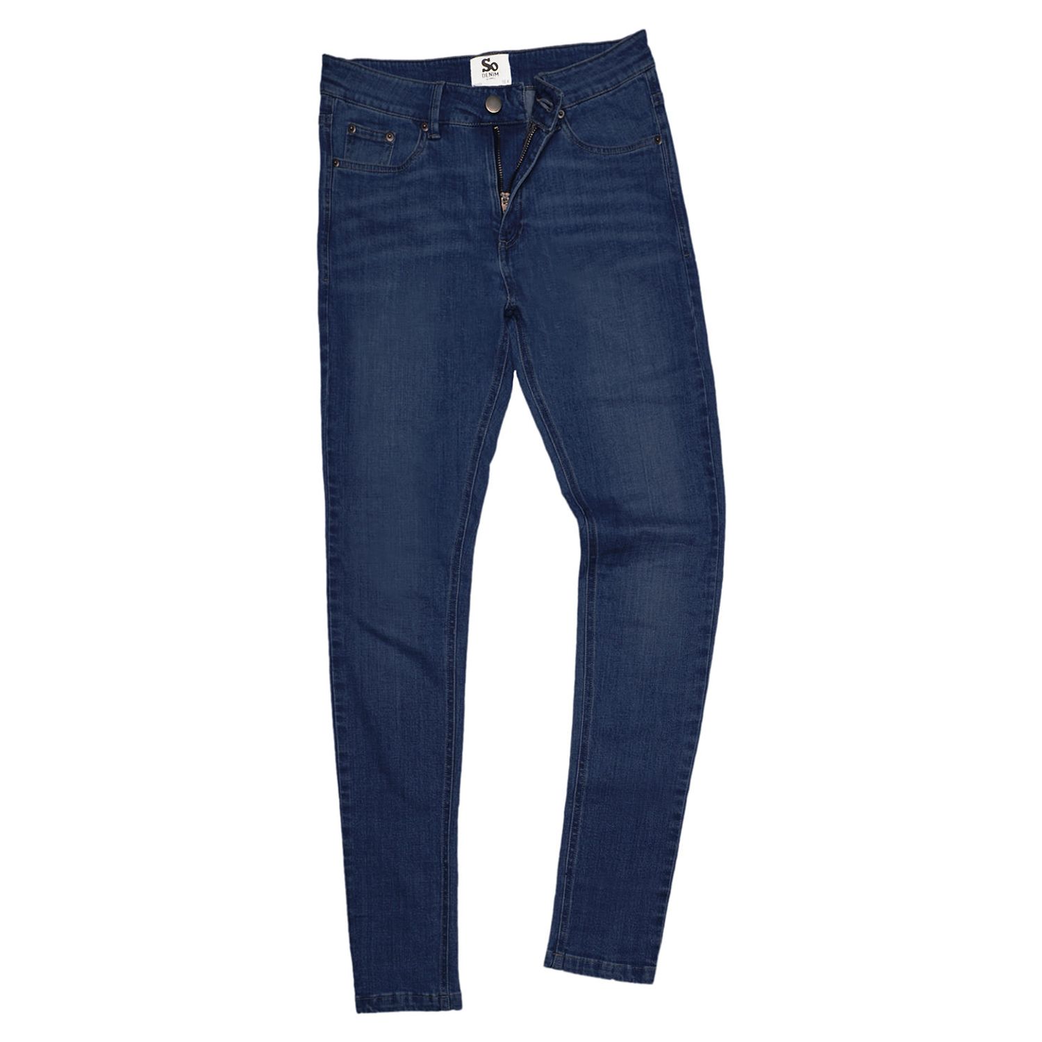AWDis So Denim Women's Lara Skinny Jeans Female Dark Blue Wash* 8S