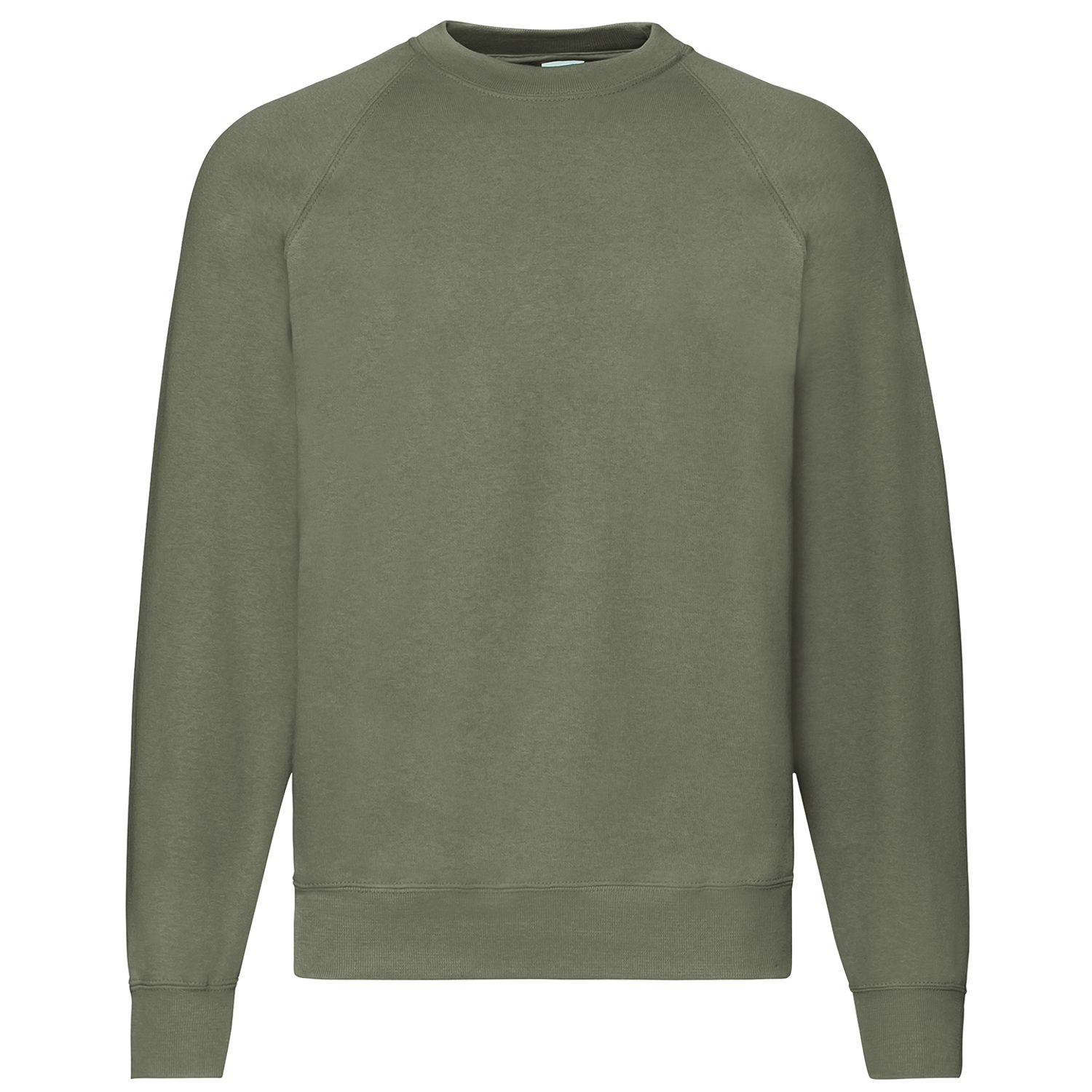 Fruit Of The Loom Classic 80/20 Raglan Sweatshirt Classic Olive 2XL