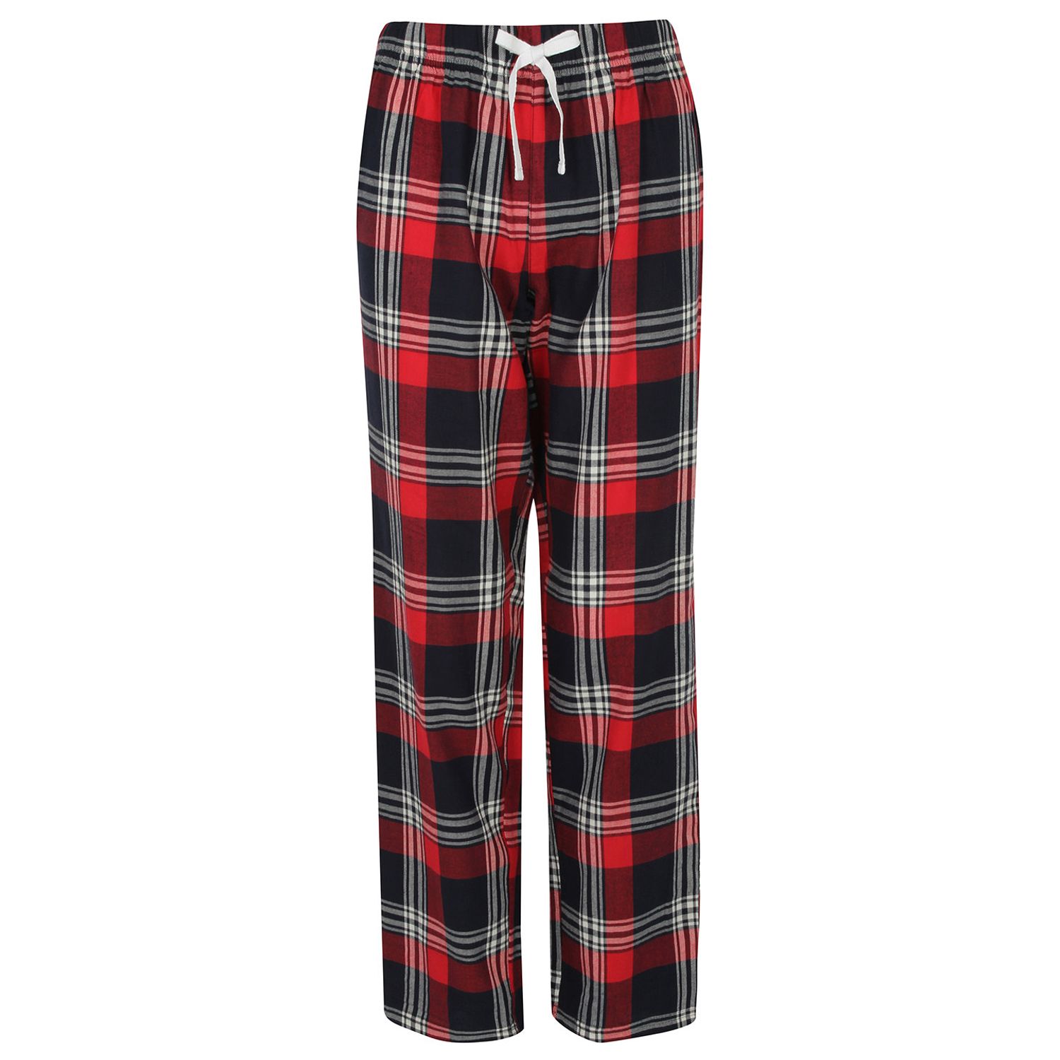 SF Women's Tartan Lounge Pants Red/Navy Check M