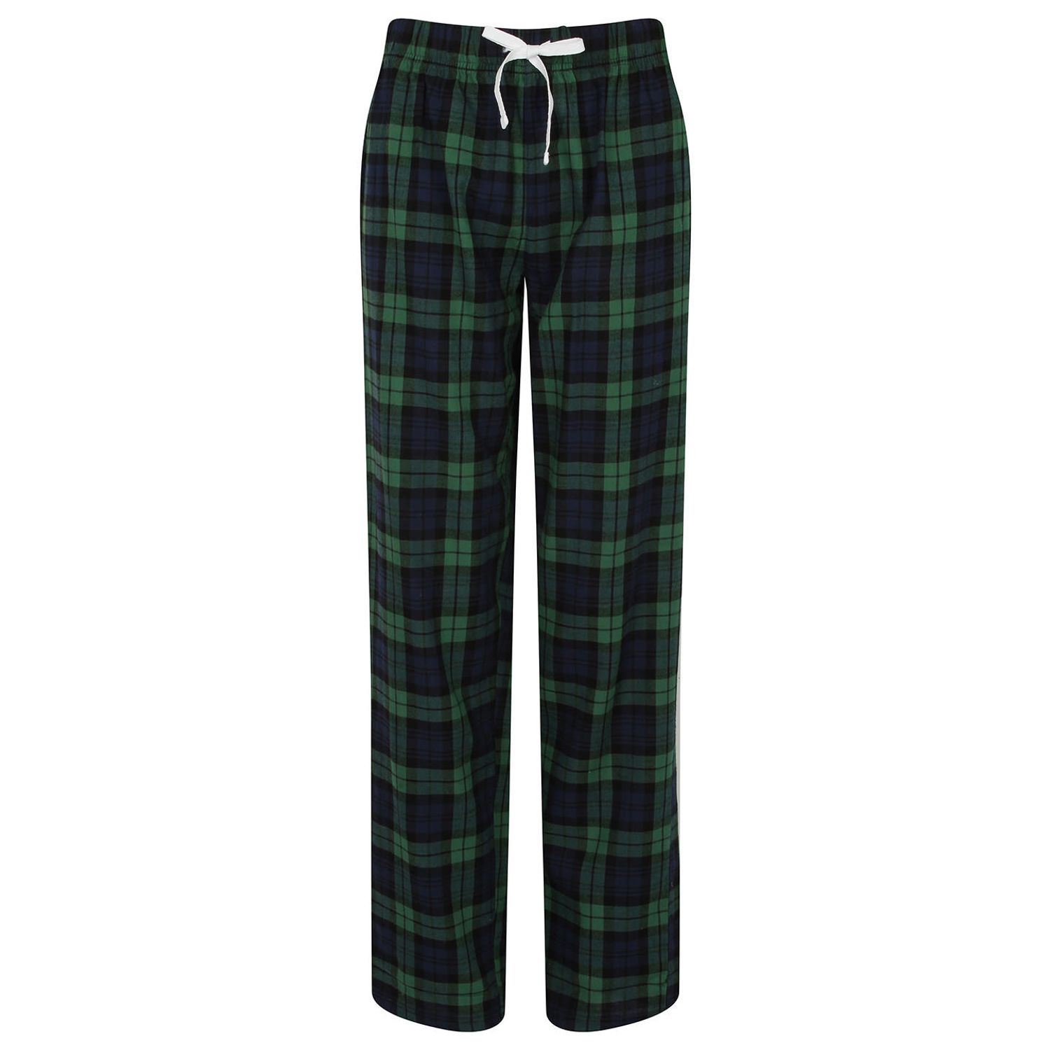 SF Women's Tartan Lounge Pants Navy/Green Check XS