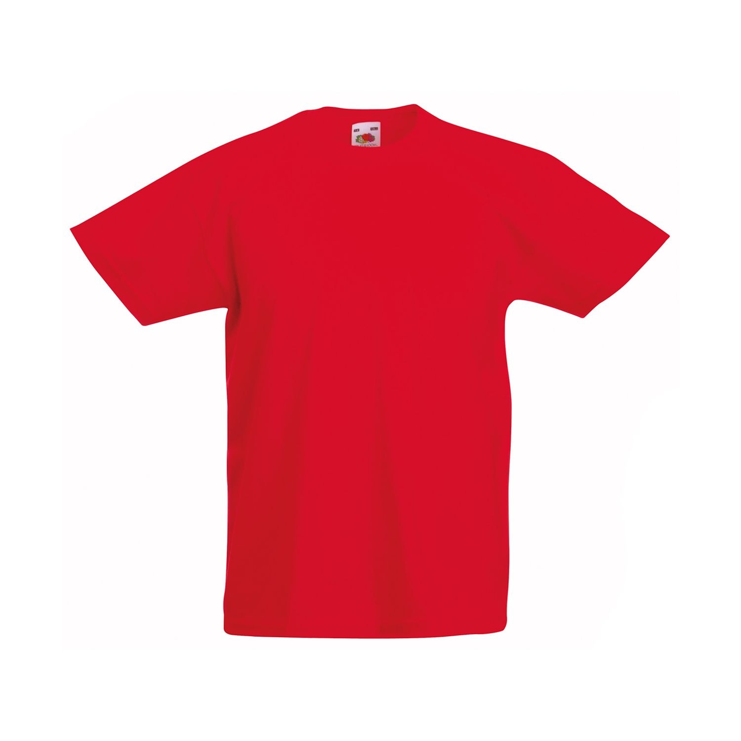 Fruit Of The Loom Kids Original T Red 911