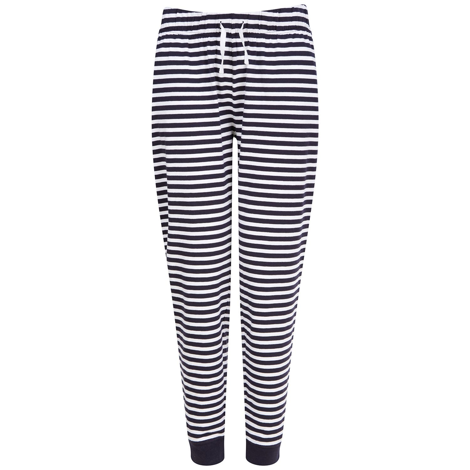 SF Women's Cuffed Lounge Pants Navy/White Stripes XL