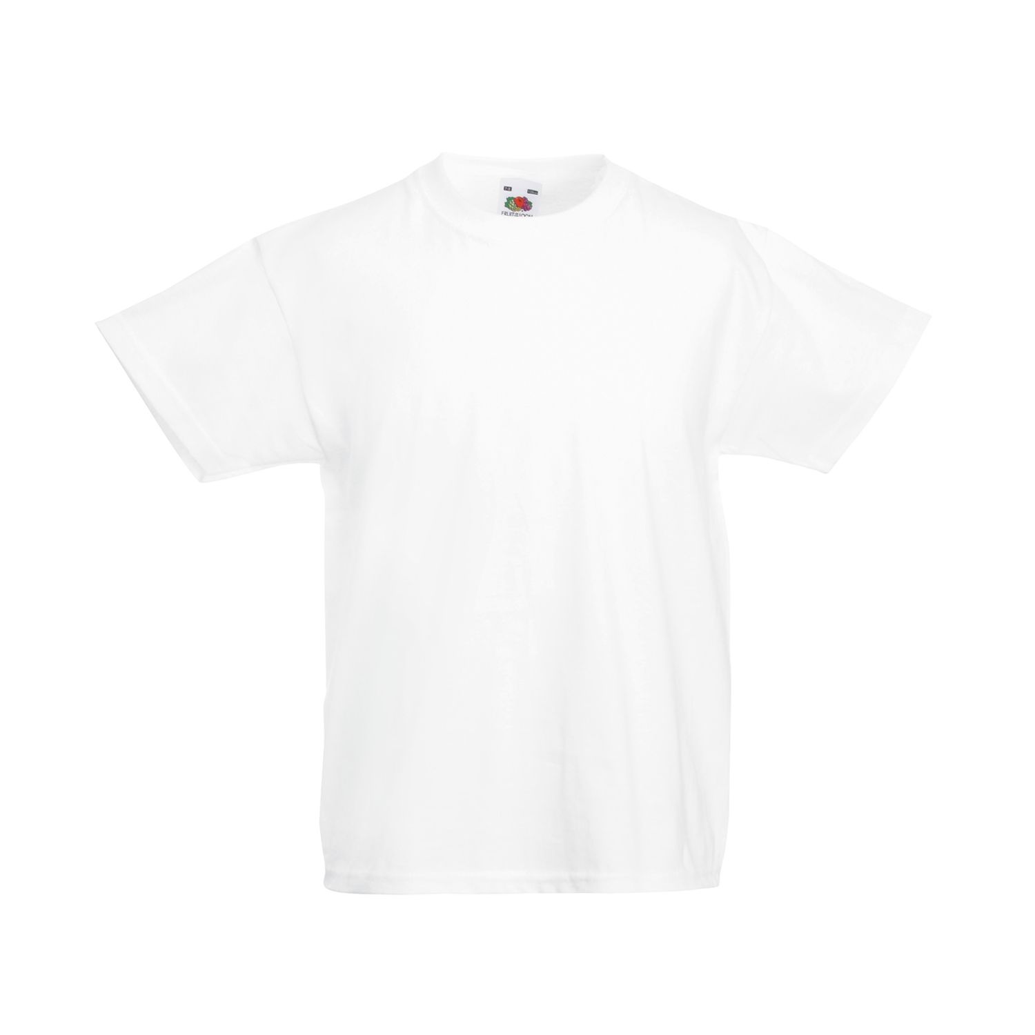 Fruit Of The Loom Kids Original T White 34