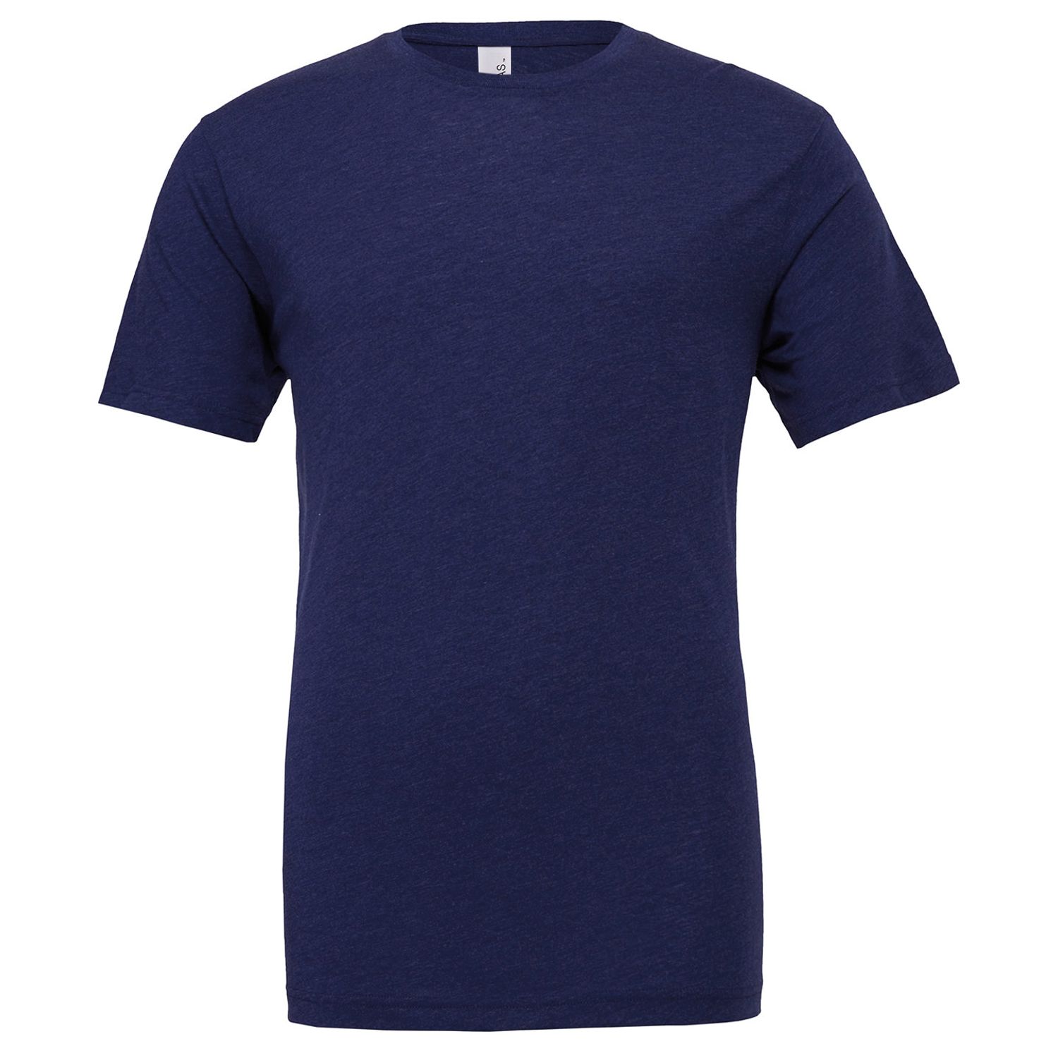 Bella+Canvas Unisex Triblend Crew Neck T-Shirt Navy Triblend S