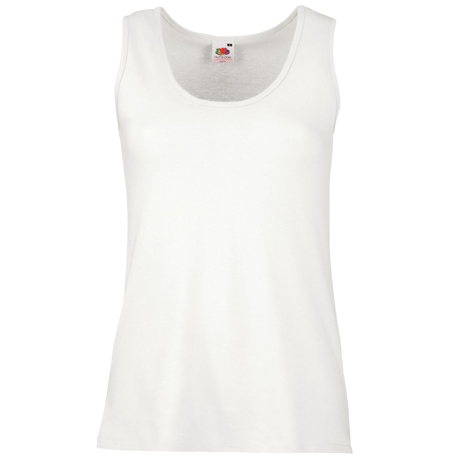 Fruit Of The Loom Women's Valueweight Vest White S