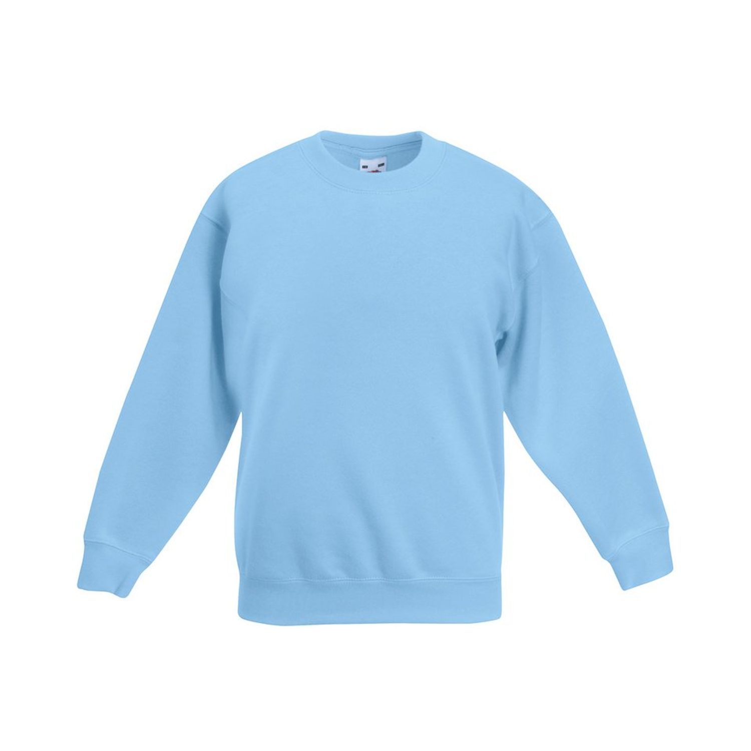 Fruit Of The Loom Kids Premium Set-in Sweatshirt Sky Blue 34