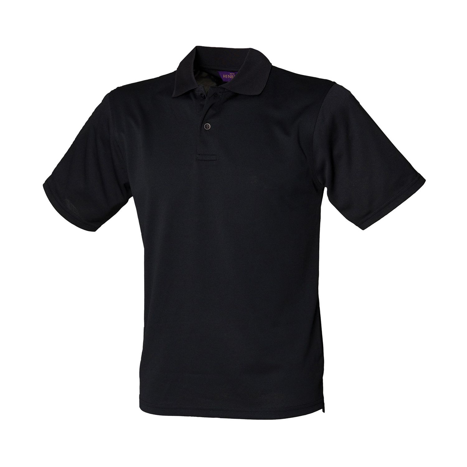 Henbury Coolplus Polo Shirt Black* 4XL