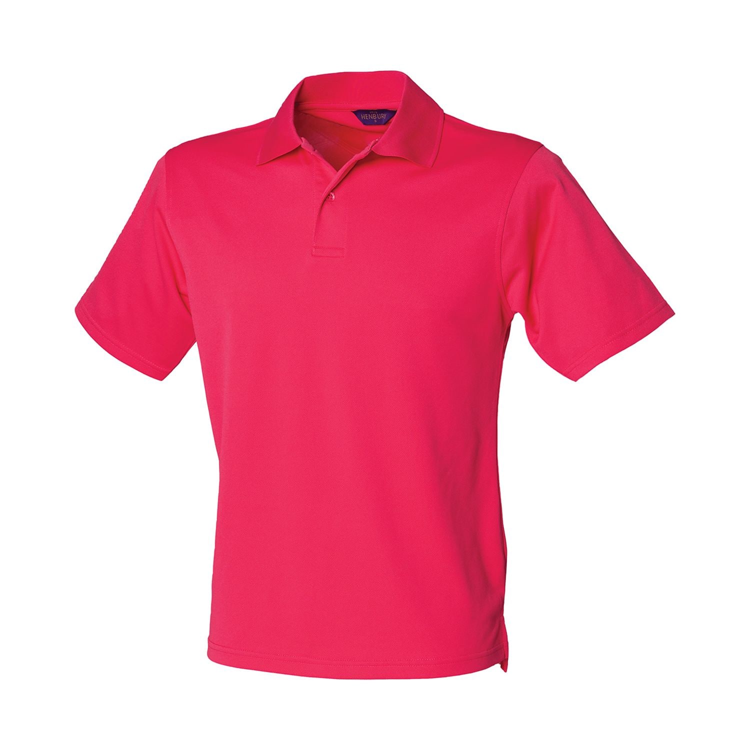 Henbury Coolplus Polo Shirt Bright Pink XL