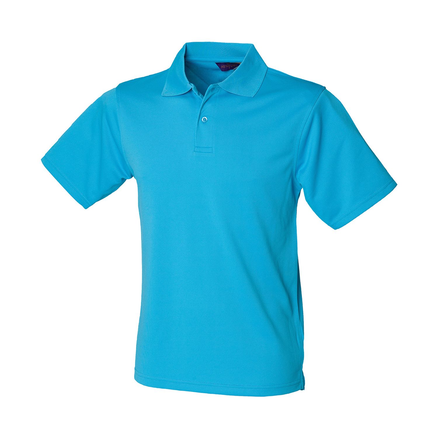 Henbury Coolplus Polo Shirt Turquoise 2XL