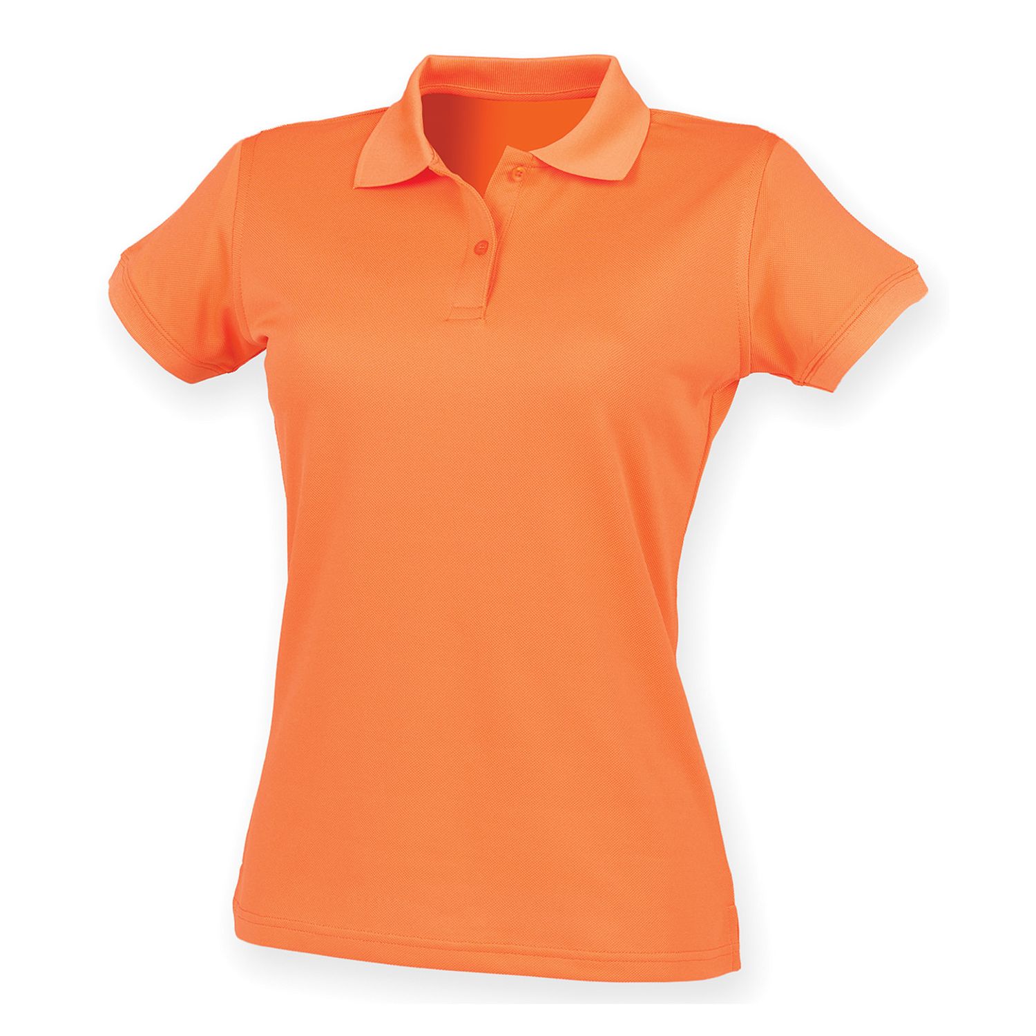 Henbury Women's Coolplus Polo Shirt Bright Orange XL