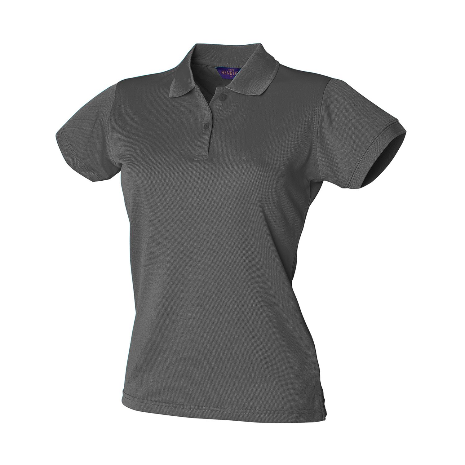 Henbury Women's Coolplus Polo Shirt Charcoal Grey 3XL