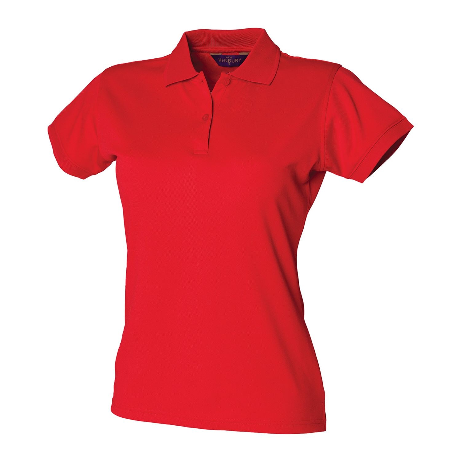 Henbury Women's Coolplus Polo Shirt Classic Red M