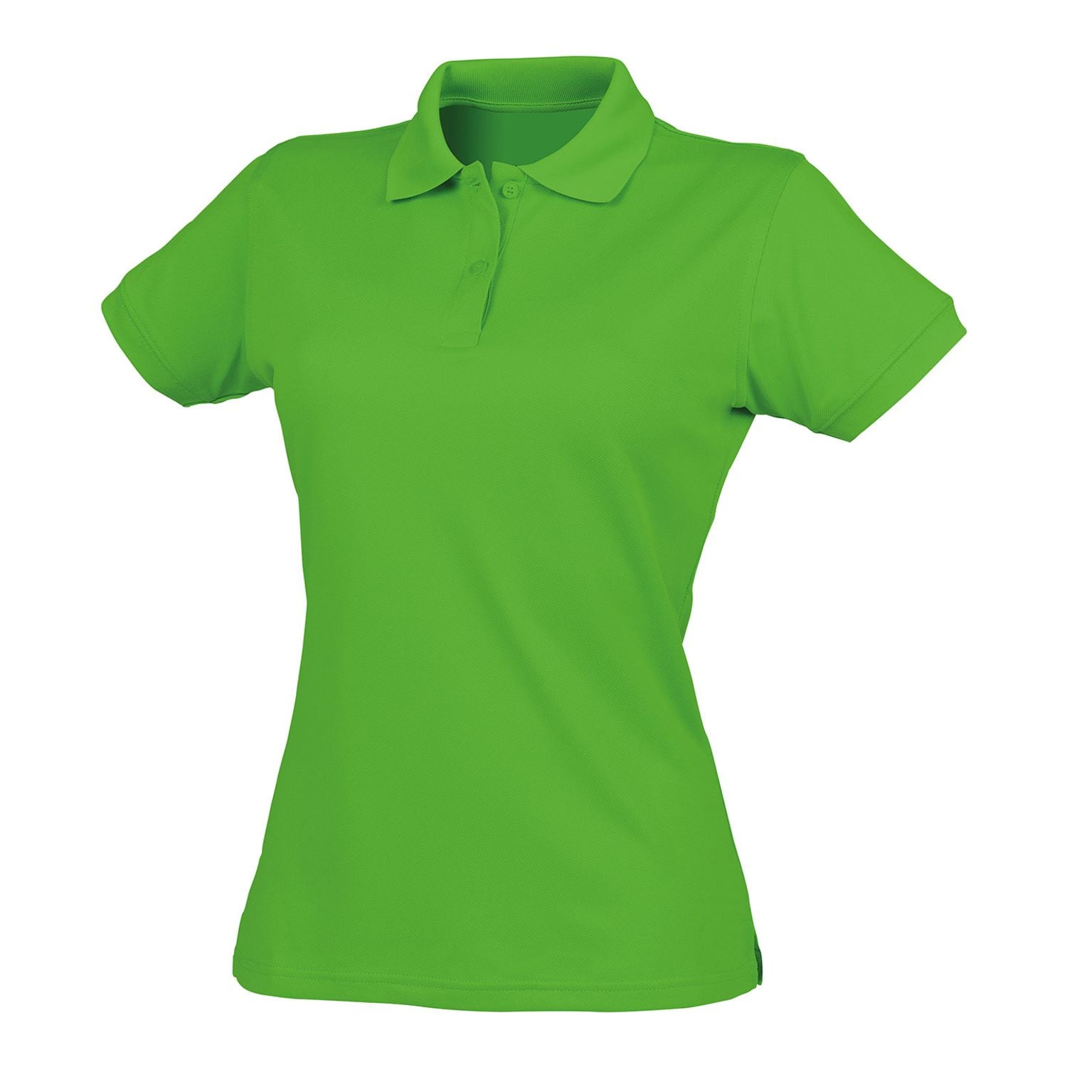 Henbury Women's Coolplus Polo Shirt Lime Green 2XL