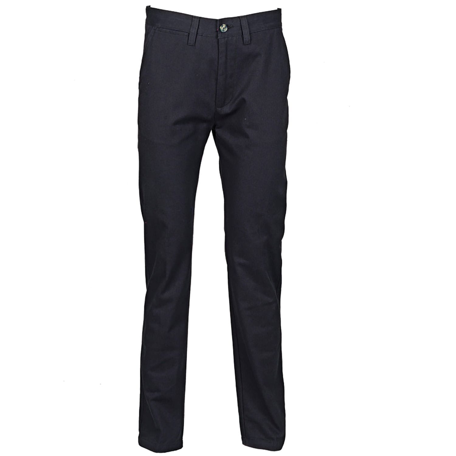 Henbury Women's 65/35 Flat Fronted Chino Trousers Navy ml