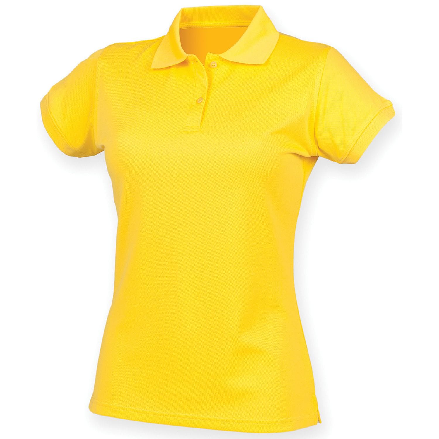 Henbury Women's Coolplus Polo Shirt Yellow M