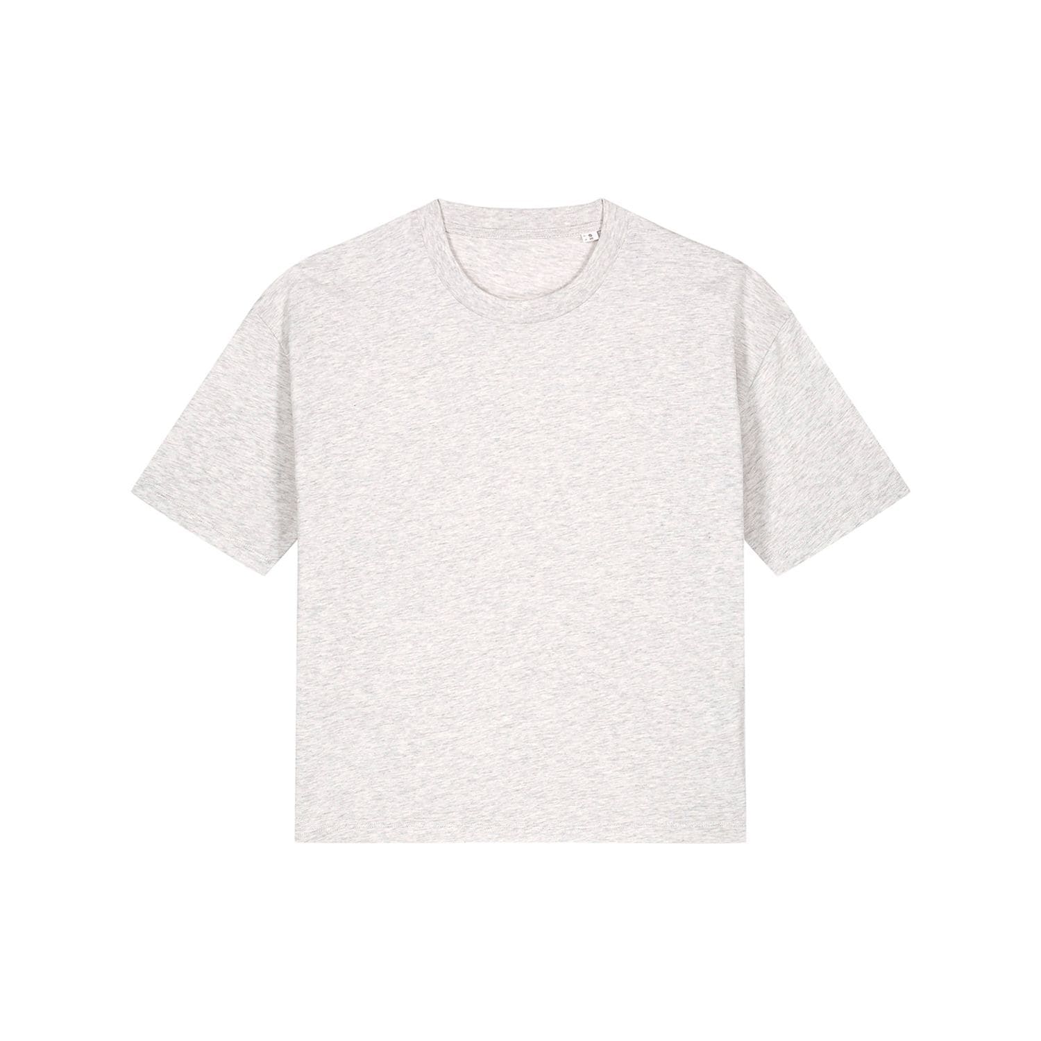 Stanley Women S Stella Nova Boxy T-Shirt (STTW175) Cool Heather Grey M